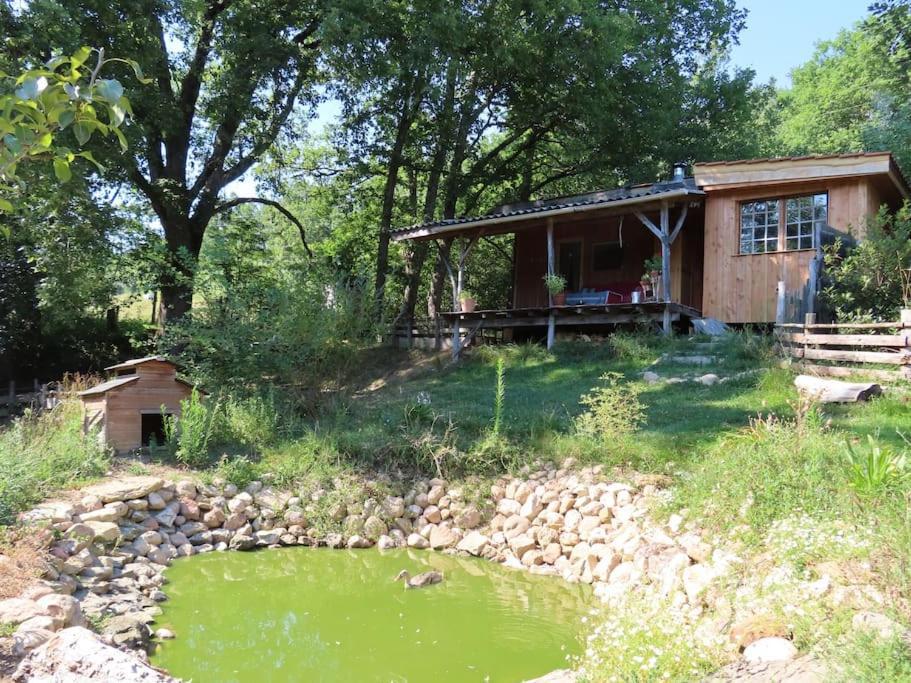 Cosy Cabane Montbrun-Bocage Bagian luar foto