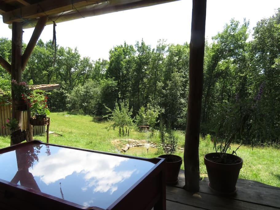 Cosy Cabane Montbrun-Bocage Bagian luar foto