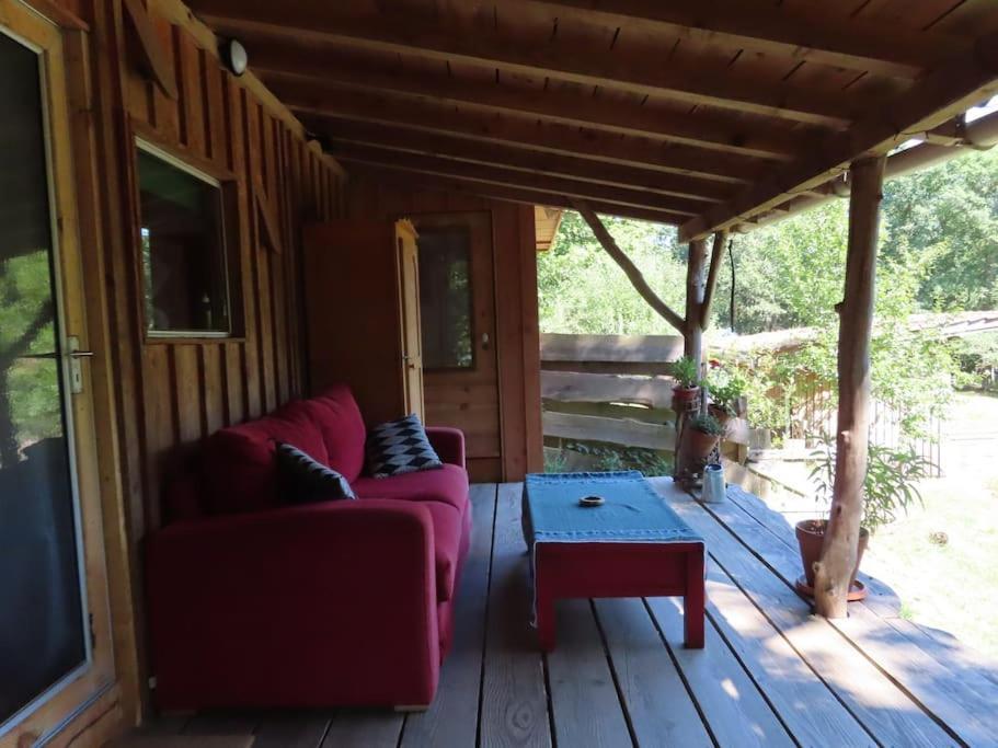 Cosy Cabane Montbrun-Bocage Bagian luar foto